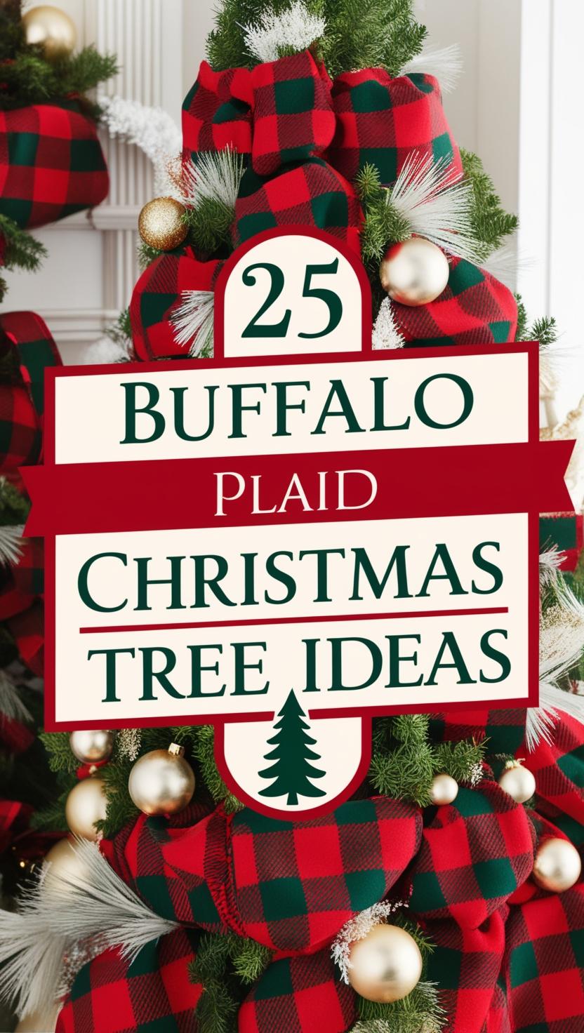 Buffalo Plaid Christmas Tree Ideas